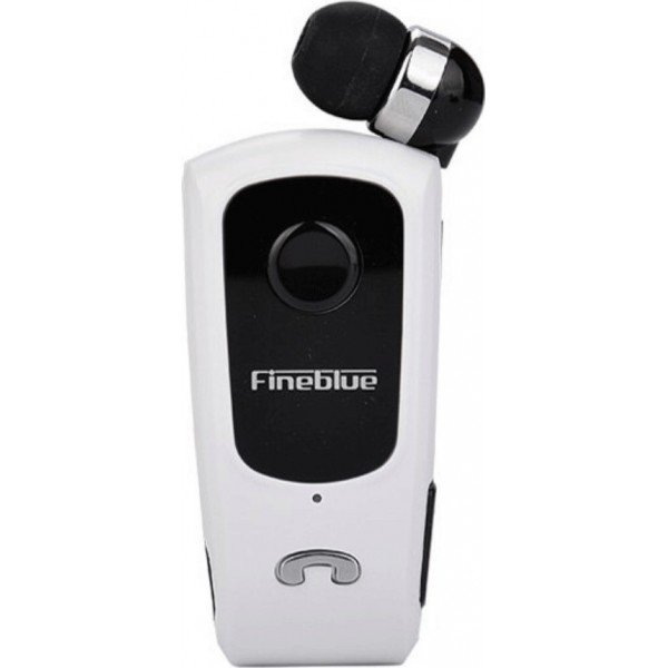 Fineblue F920 In-ear Bluetooth Handsfree Ακουστικό Πέτου Λευκό